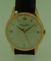 International Watch Co Schaffhausen 18K gold circa 1950's